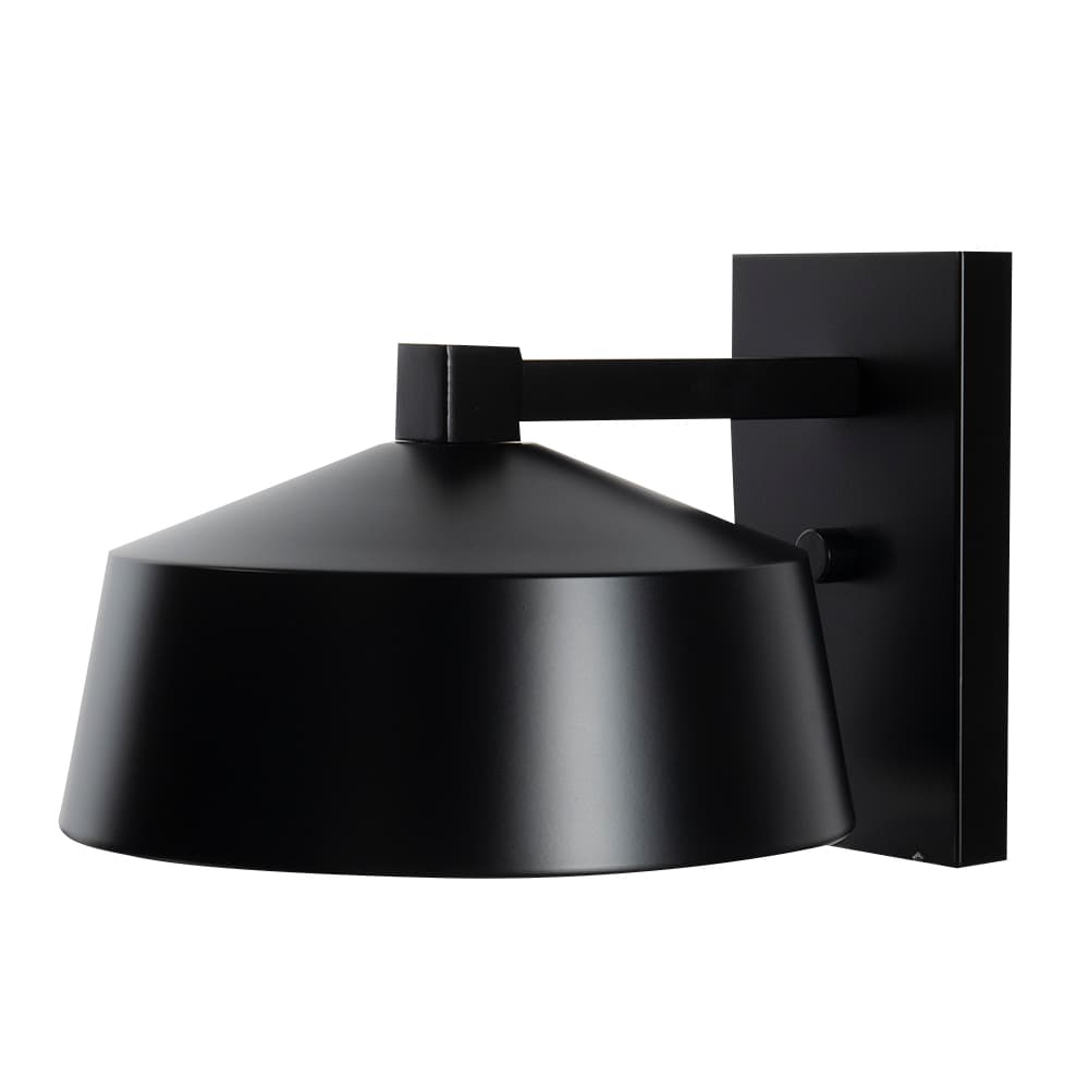 Applique murale d'extérieur Loka noire 1 lumière