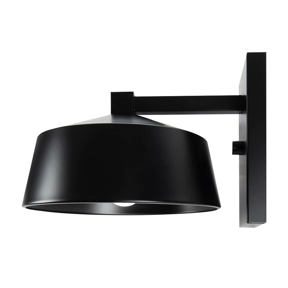 Applique murale d'extérieur Loka noire 1 lumière