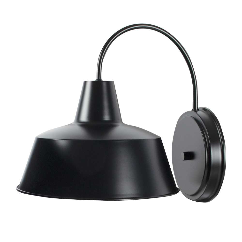 Applique murale d'extérieur Flavy noire 1 lumière