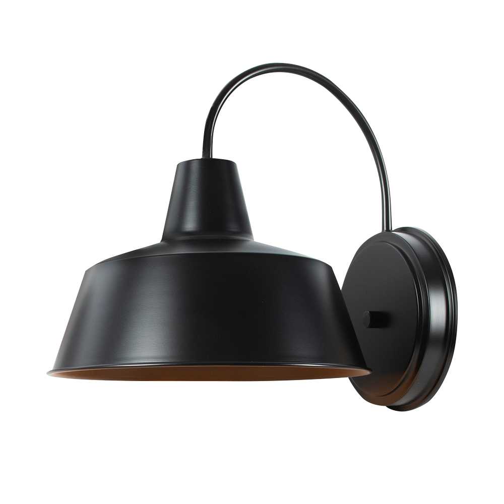 Applique murale d'extérieur Flavy noire 1 lumière