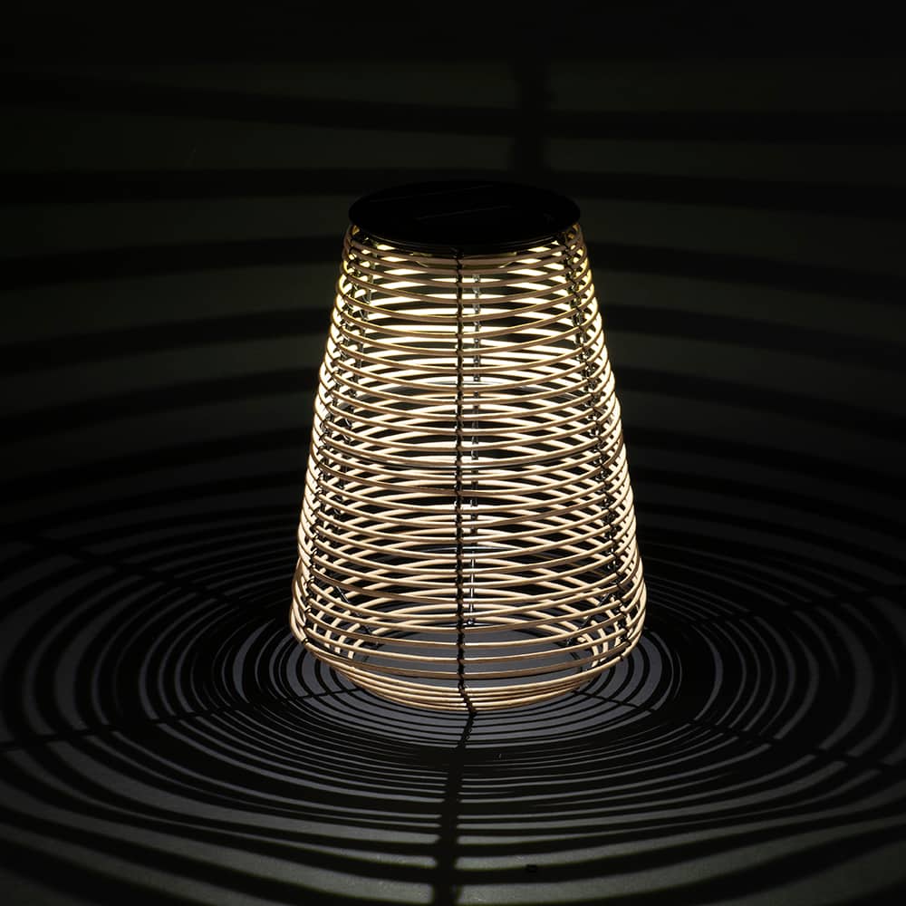 VERTUO Solar Lantern Natural & Black