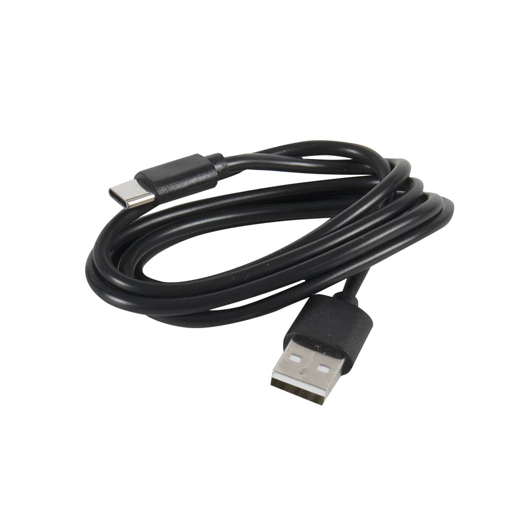 VERTUO Rechargeable Table Lamp with USB Cable Wood Effect & White