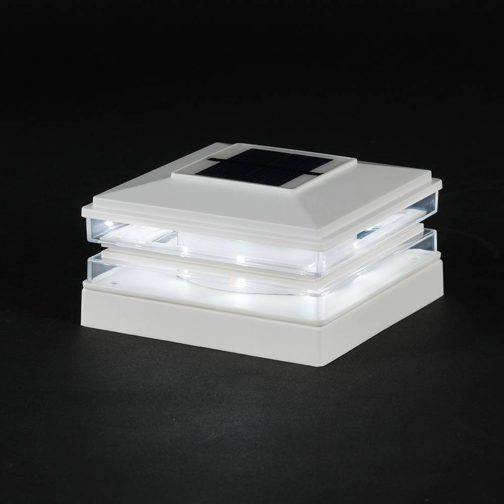 VERTUO Solar Post Cap Light White