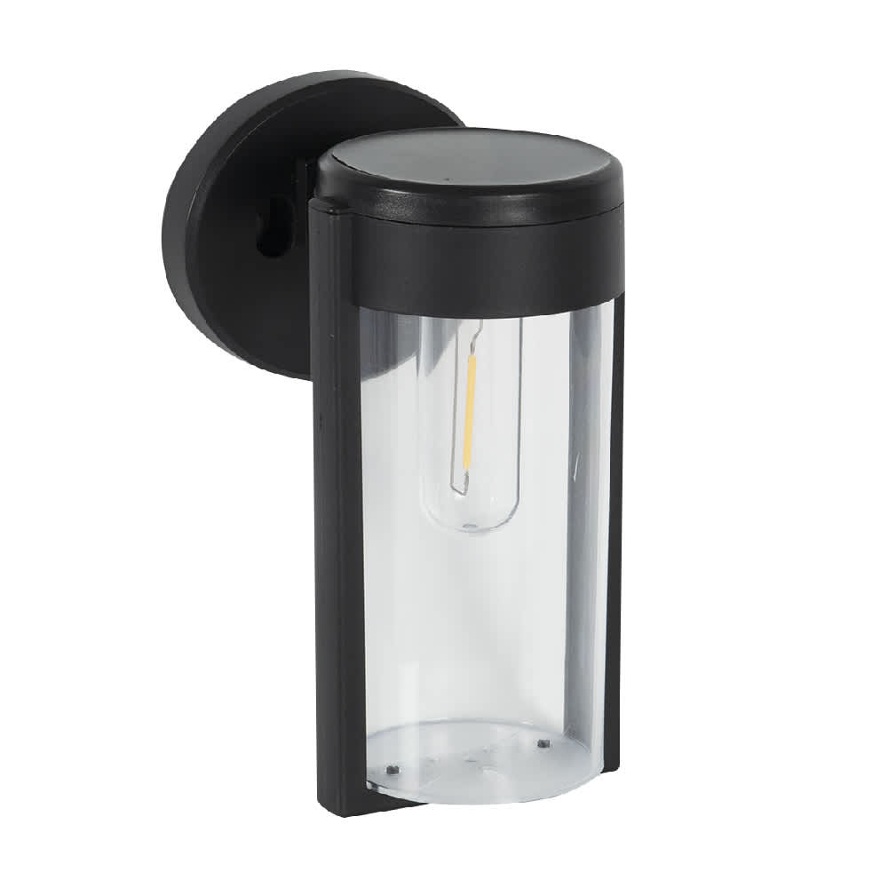 VERTUO Solar Wall Light Cilindro Black