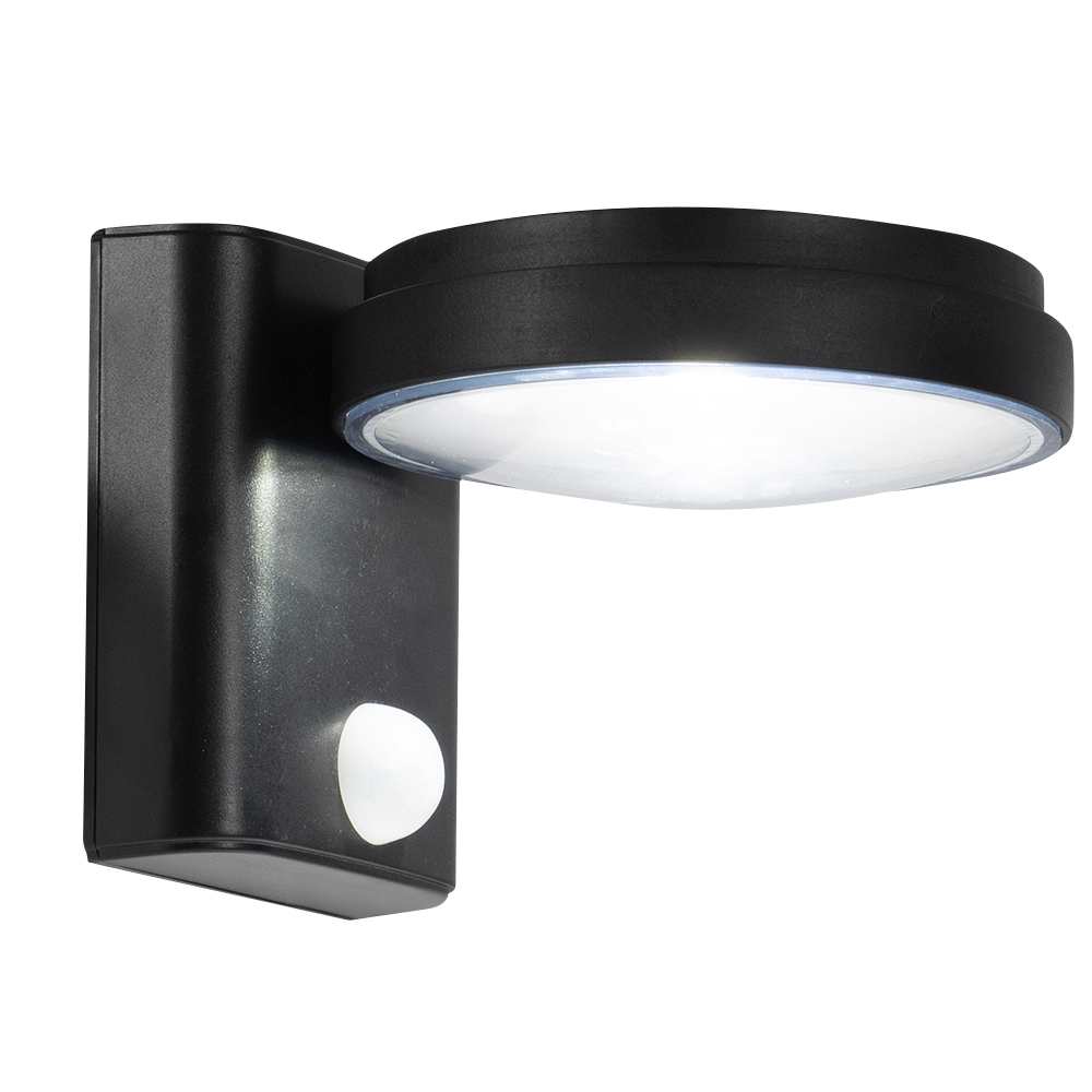 VERTUO Solar Wall Light with Motion Sensor Zara Black