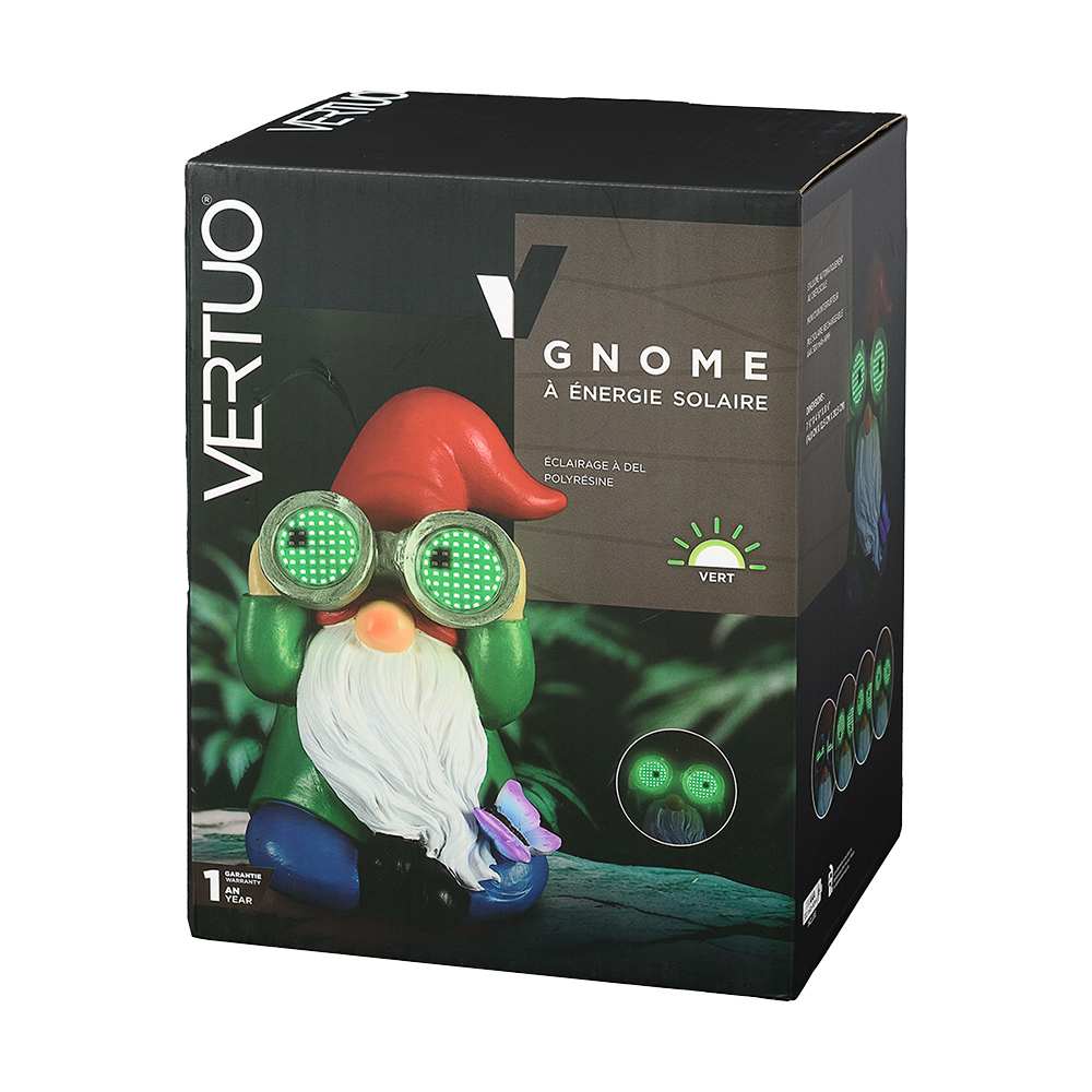 VERTUO Gnome Solar Energy Light