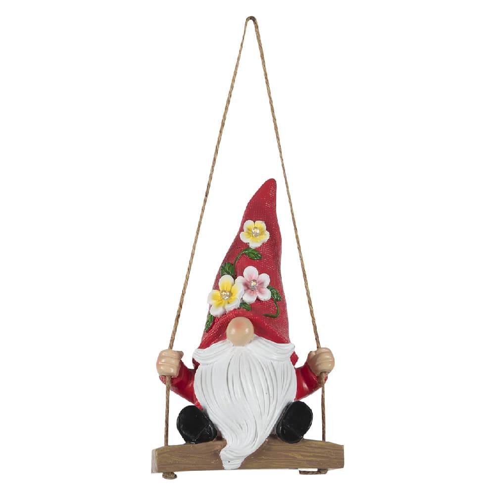 VERTUO Gnome on Swing Solar Energy Light
