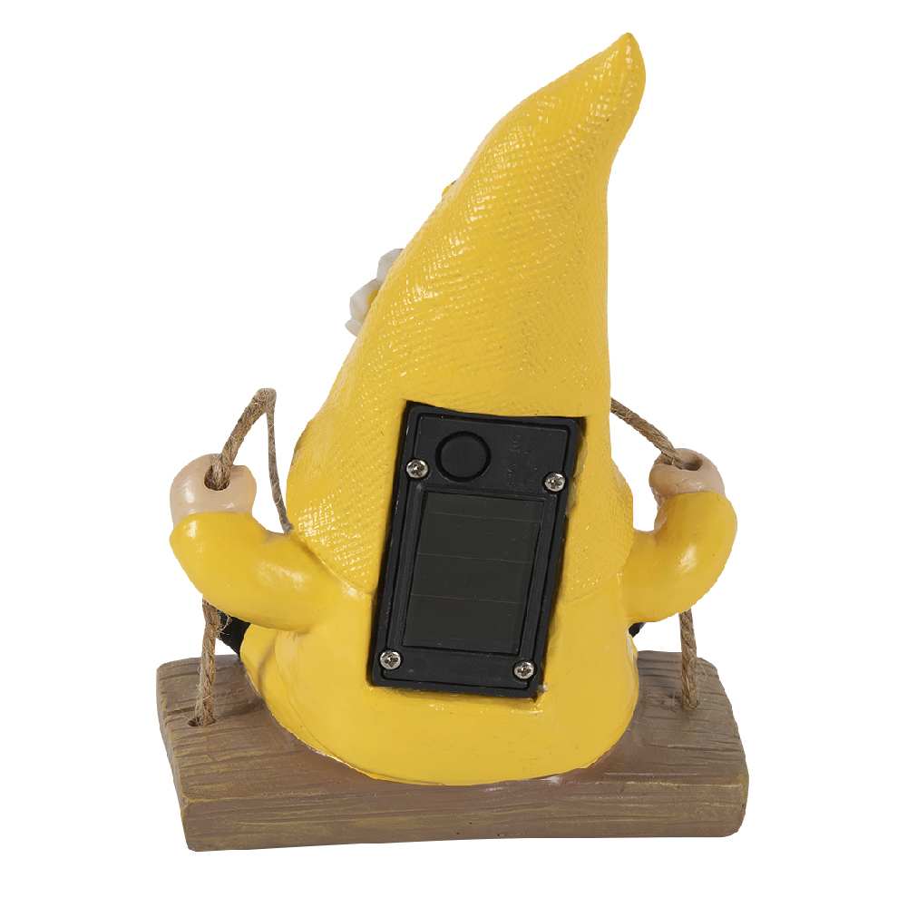 VERTUO Gnome on Swing Solar Energy Light