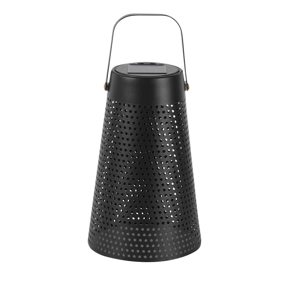 VERTUO Trellis Solar Table Lamp Black