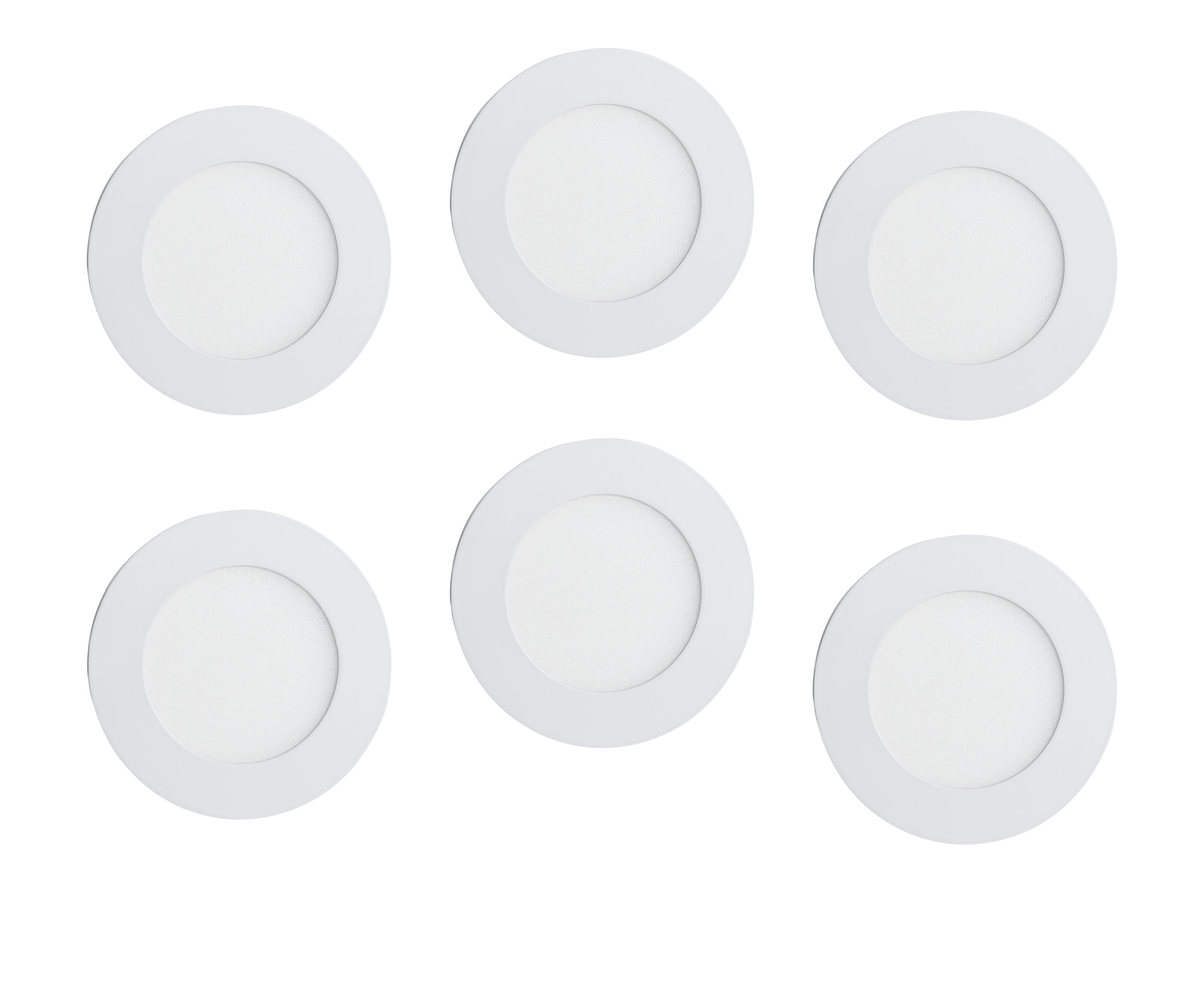 VERTUO Ultrathin LED Recessed Lights 4&nbsp;in Pkg/6 White