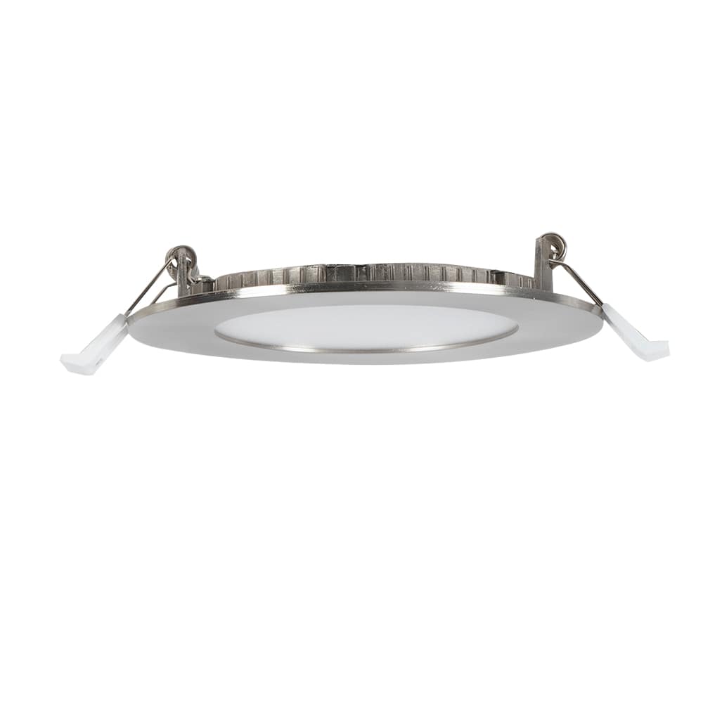 Encastré DEL ultramince chrome brossé 4&nbsp;po VERTUO