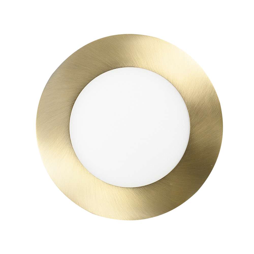 VERTUO Ultrathin LED Recessed Light 4&nbsp;in Antique Brass
