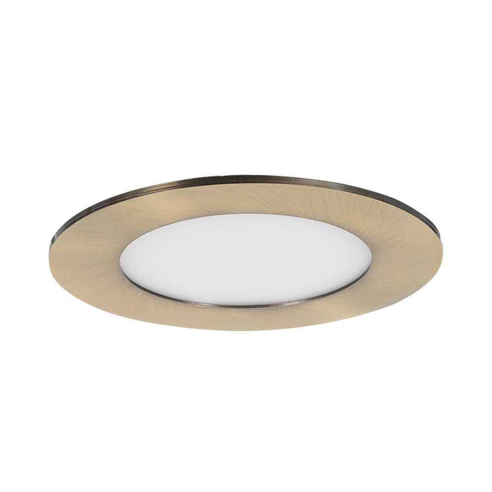 Encastré DEL ultramince laiton antique 4&nbsp;po VERTUO