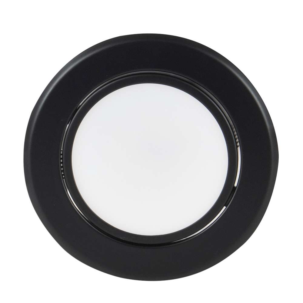 Encastré DEL ultramince orientable noir 4 po VERTUO