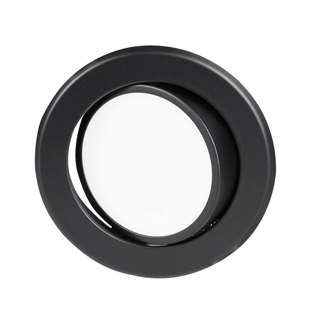 Encastré DEL ultramince orientable noir 4 po VERTUO