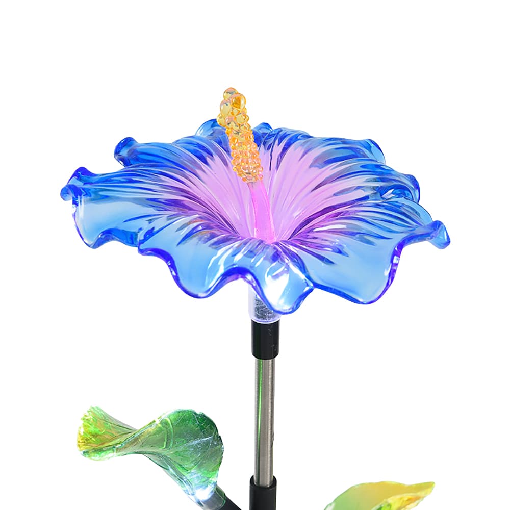 VERTUO Blue Flower Solar Energy Light