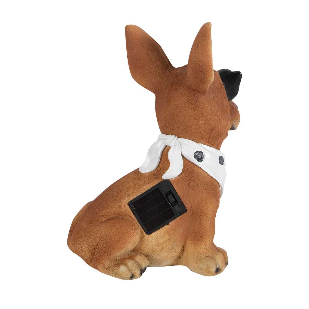 VERTUO Dog with Scarf Solar Energy Light