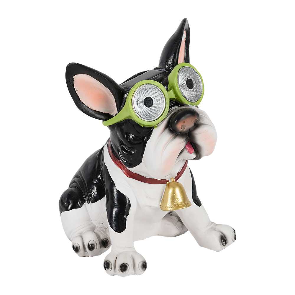 Lampe à énergie solaire Chien avec cloche VERTUO