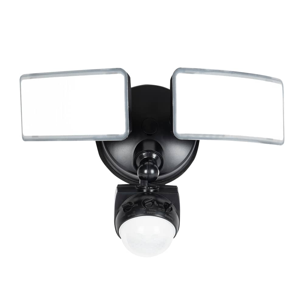 LED Spotlight with Motion Sensor Black