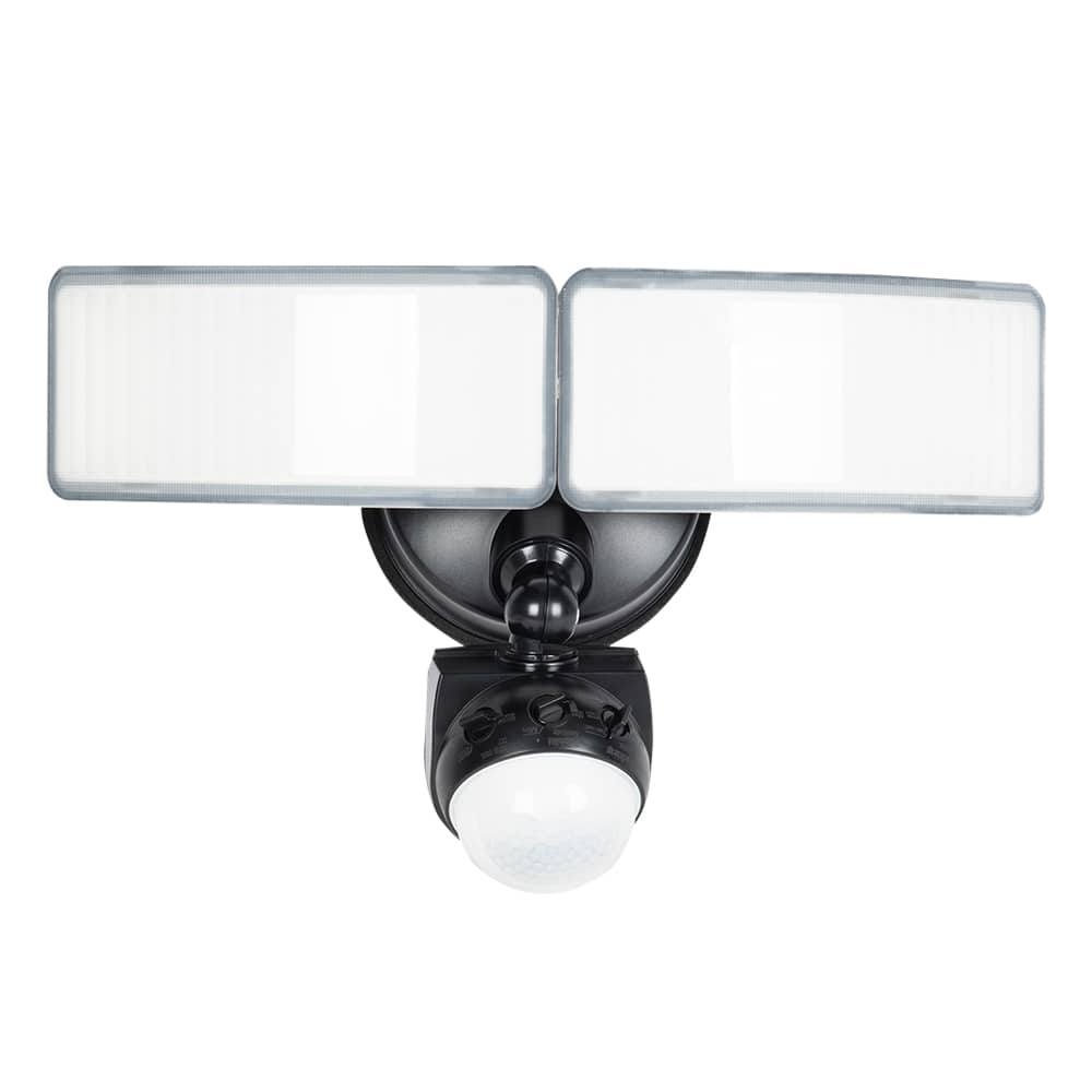 LED Spotlight with Motion Sensor Black