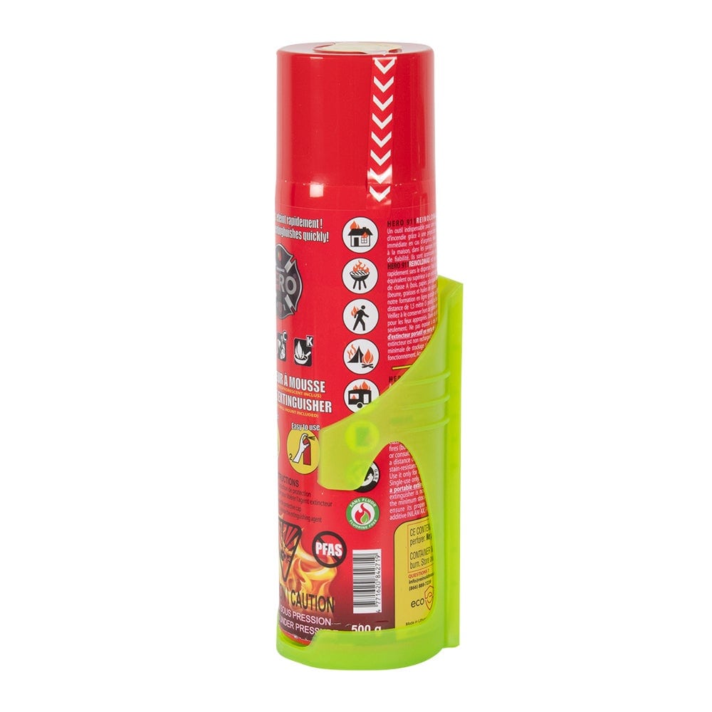Extincteur Hero 911 en aérosol 500&nbsp;ml