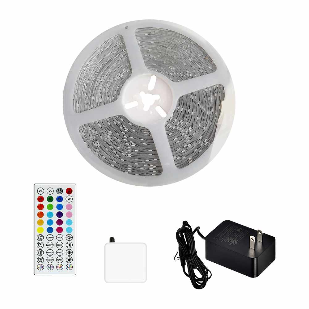 VERTUO BlueTooth Multicoloured LED Light Strip 98 ft