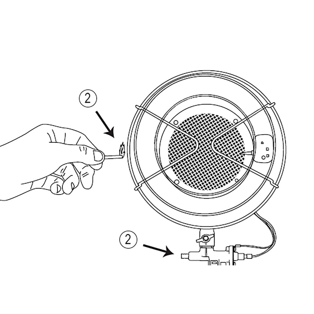 MARTIN F16D Infrared Propane Construction Heater 32,000&nbsp;BTU