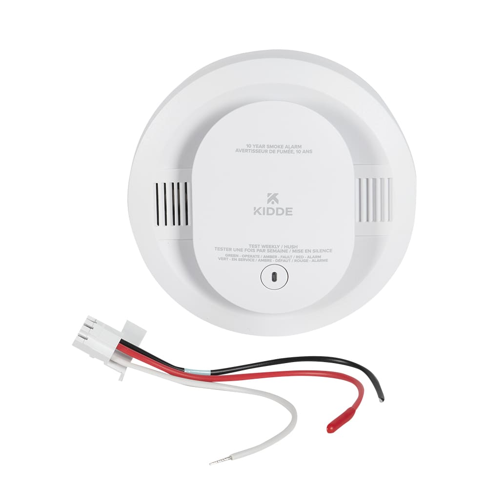 Avertisseur de fumée 120 V avec pile de secours 10 ans