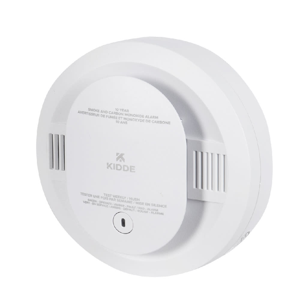 Avertisseur de fumée et de monoxyde de carbone vocal 120 V avec pile de secours 10 ans KIDDE