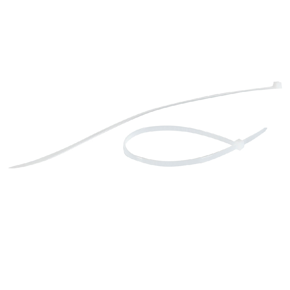 Attaches autobloquantes pour fils 7&nbsp;7/8&nbsp;po blanc Pqt/20 STRIEL