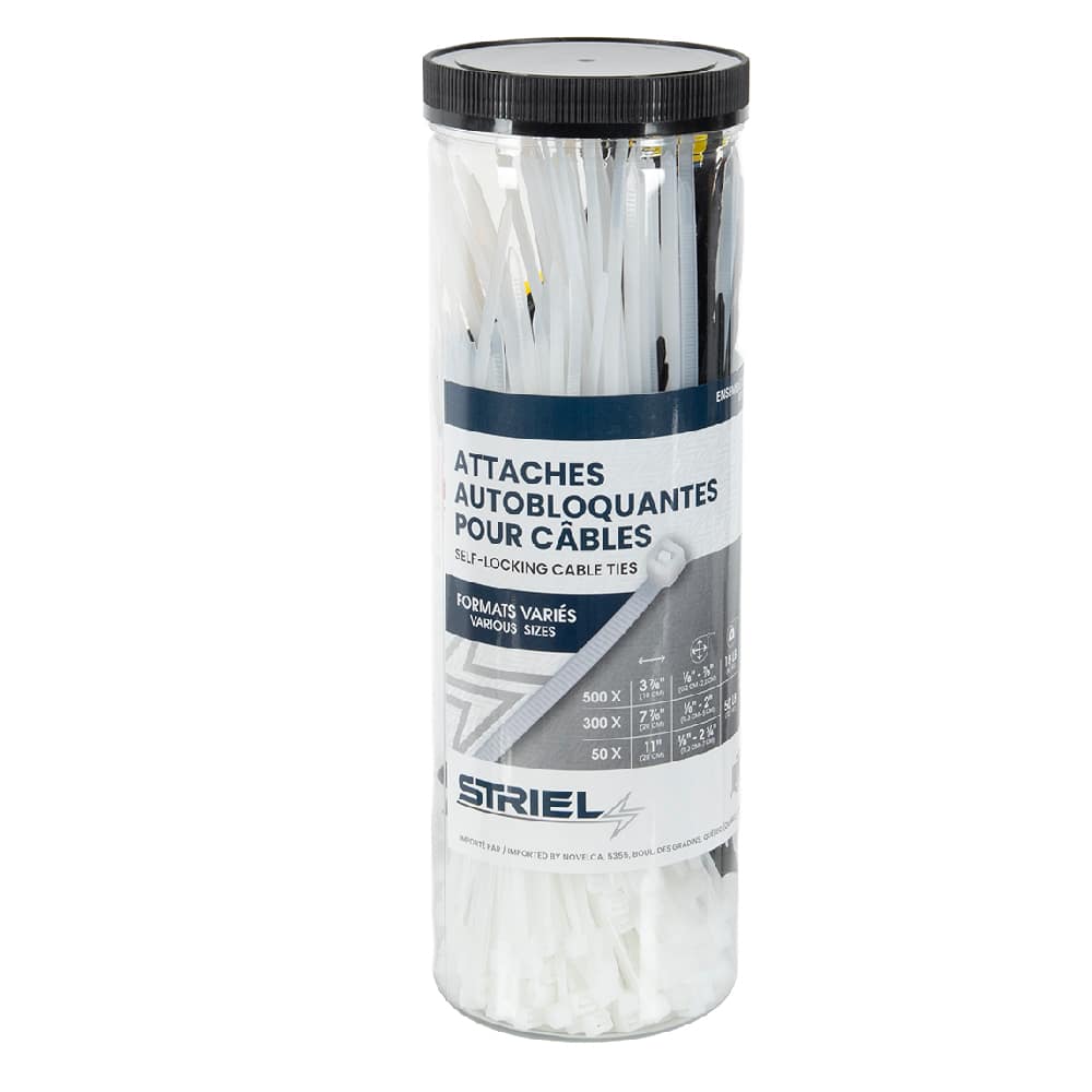 STRIEL Set of 850 Tie Wraps