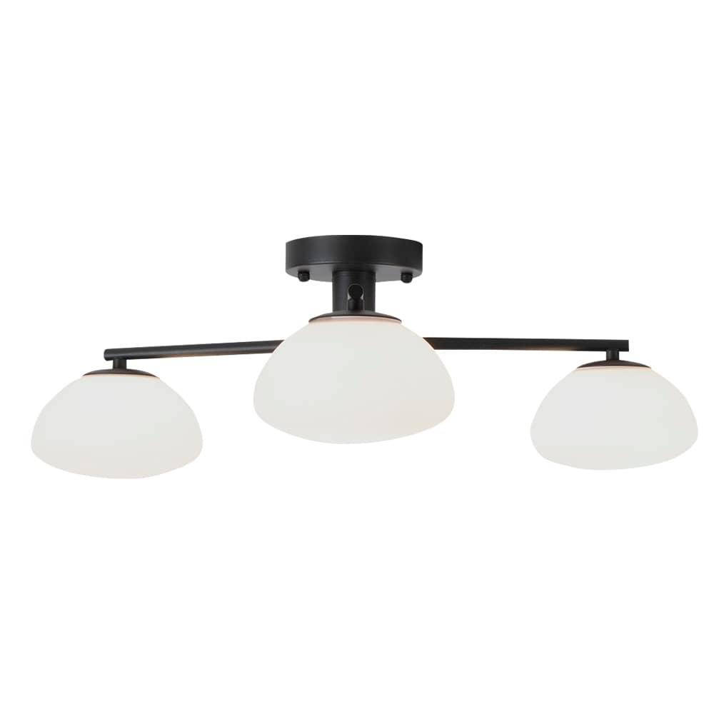 Plafonnier Kaly 3 lumières noir VERTUO