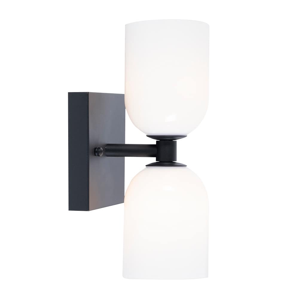 Applique murale Ingvar 2 lumières noir VERTUO