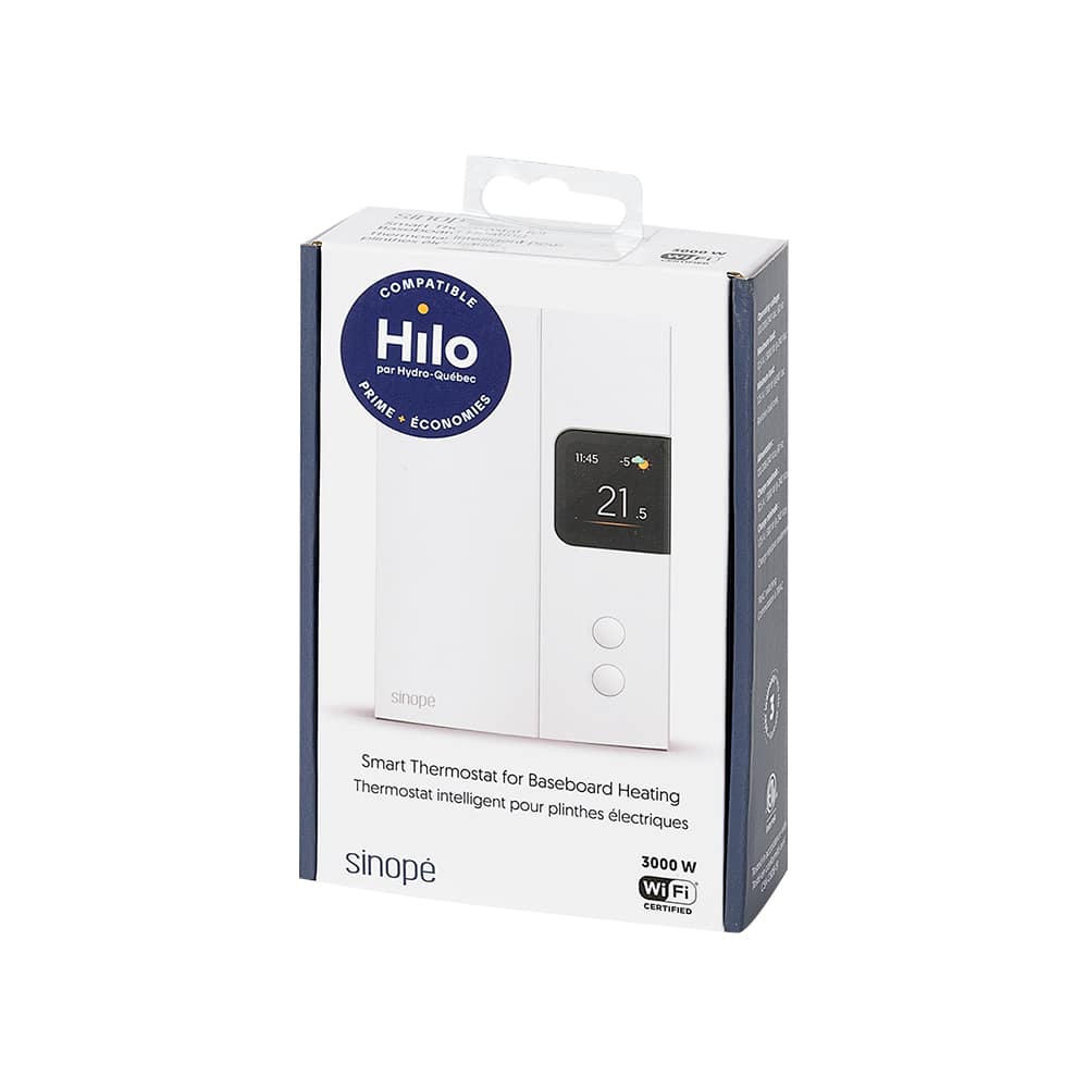 Thermostat Wi-Fi intelligent 3&nbsp;000 W