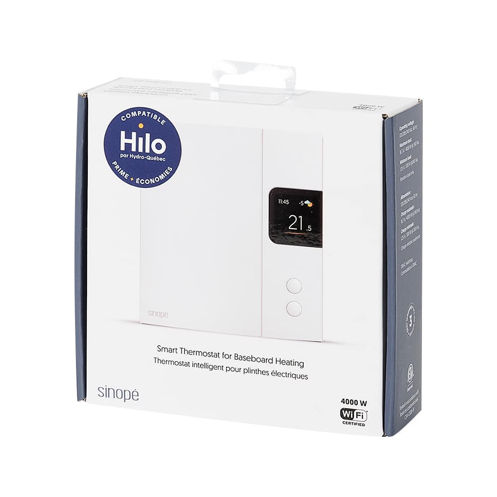 Thermostat Wi-Fi intelligent 4&nbsp;000 W