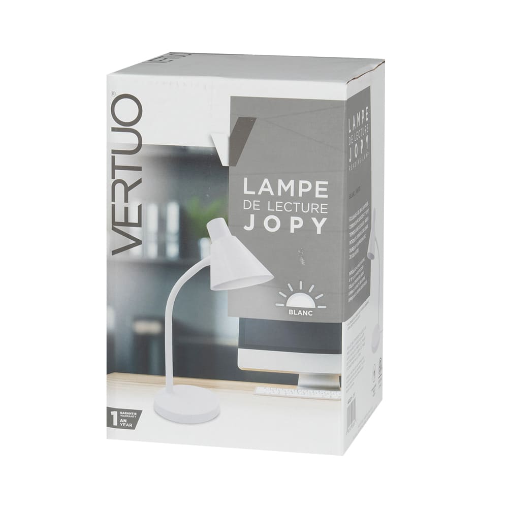 VERTUO Jopy LED Reading Lamp White - Canac