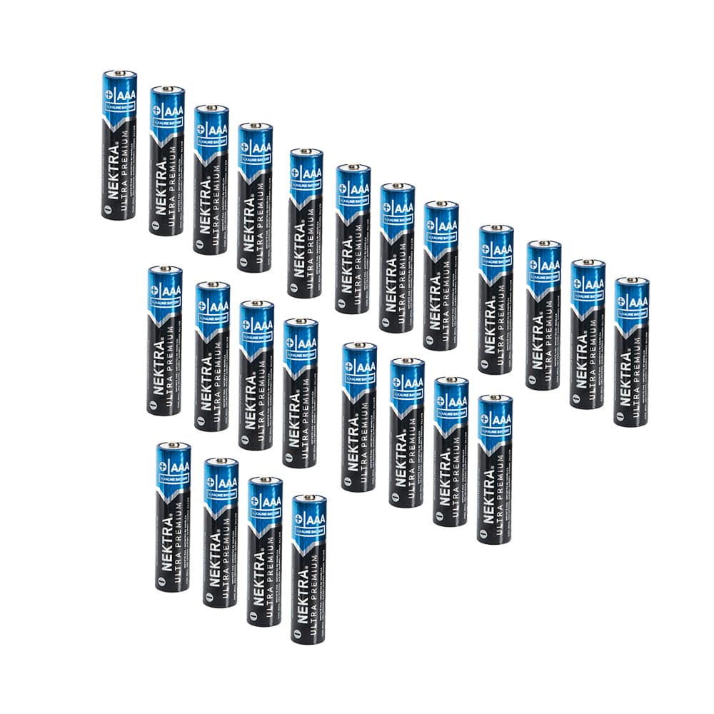 Piles alcalines Ultra Premium AA Pqt/24 NEKTRA