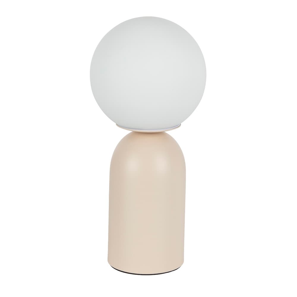 Lampe de table Globe beige VERTUO