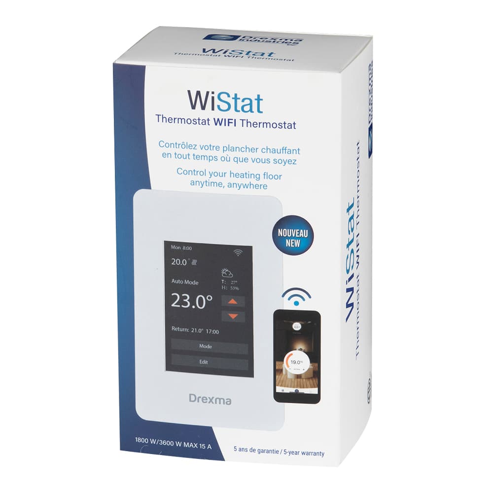 Smart Wi‑Fi Floor Heating Thermostat WiStat 3600&nbsp;W