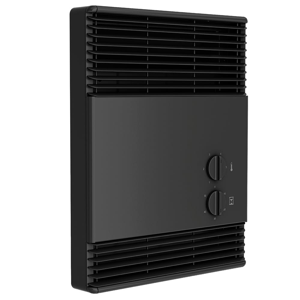 Ventilo-convecteur électrique BRG de salle de bains 1&nbsp;500&nbsp;W Noir