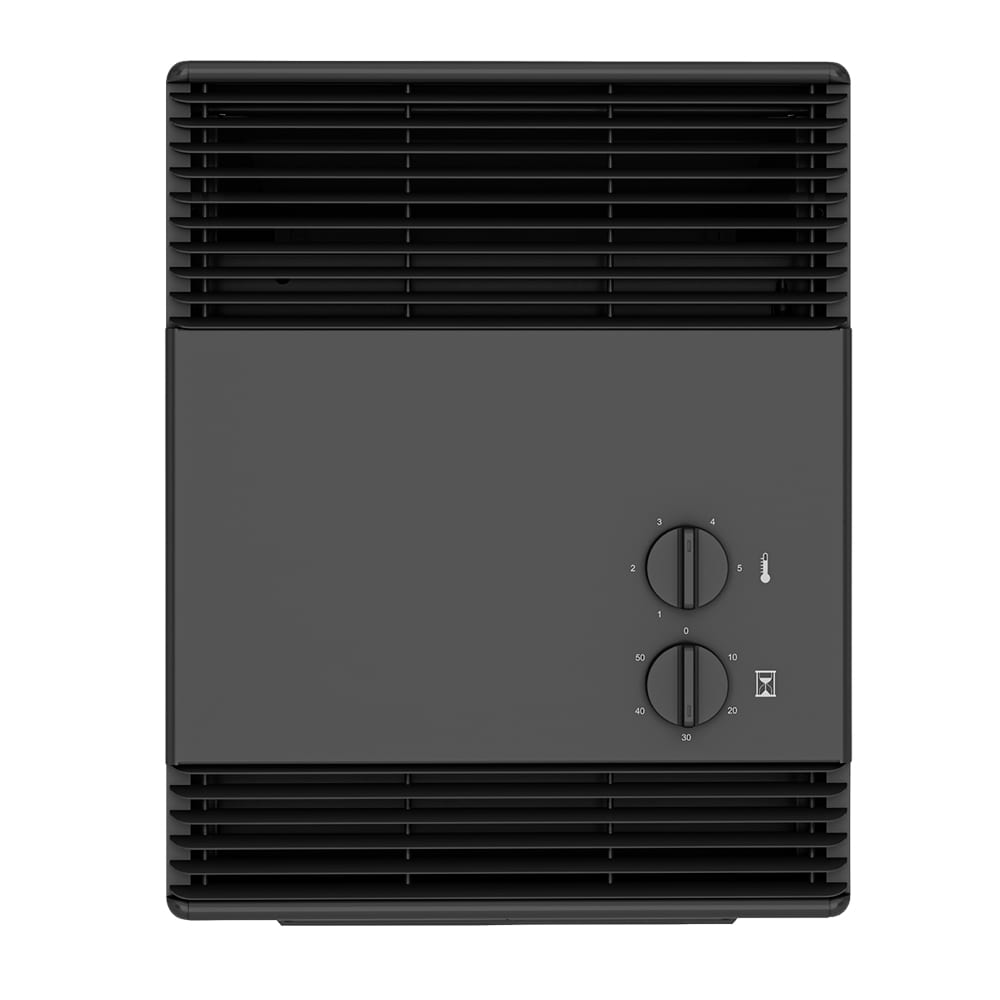 Ventilo-convecteur électrique BRG de salle de bains 1&nbsp;500&nbsp;W Noir