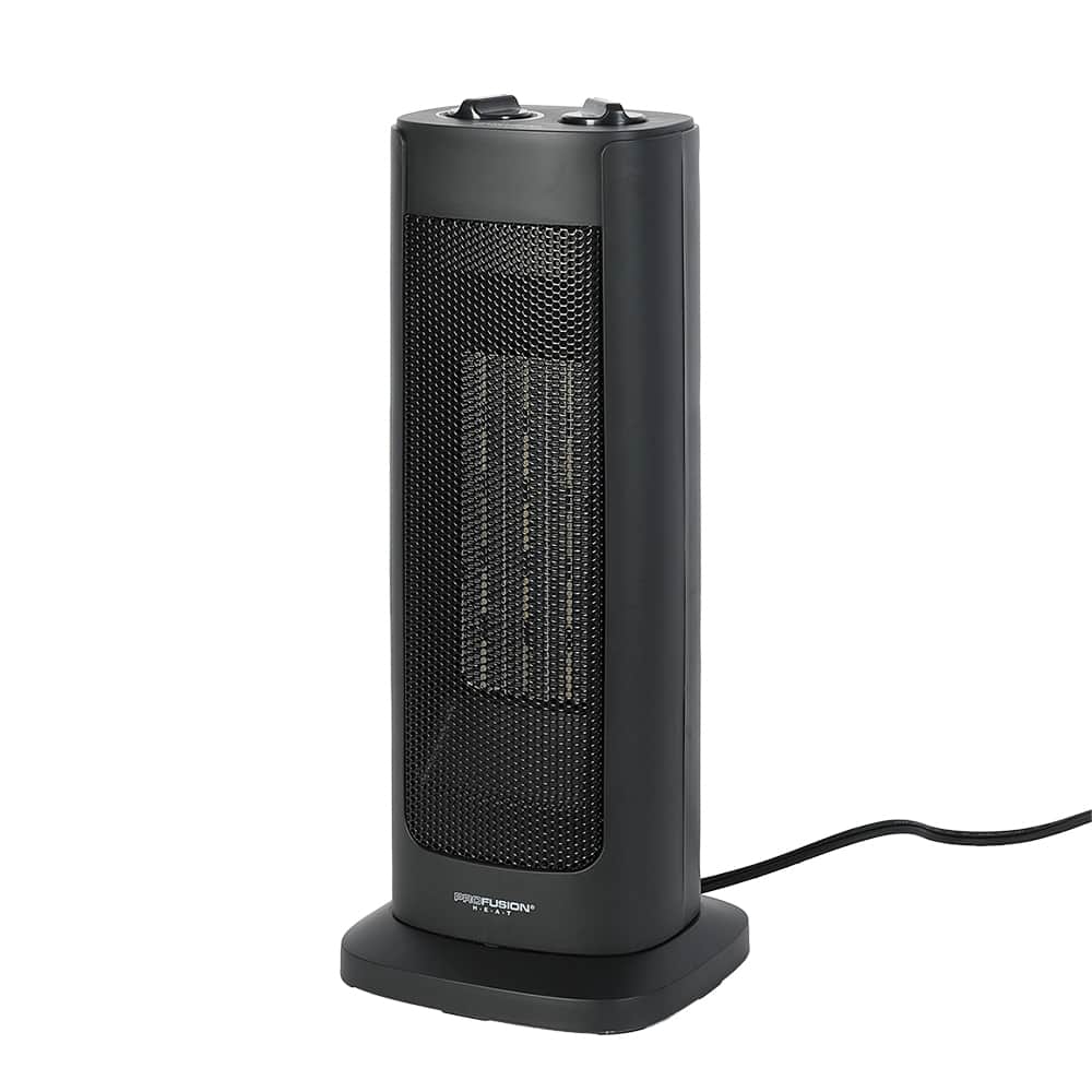 Chaufferette électrique d'appoint oscillante à céramique 950 W / 1 500 W