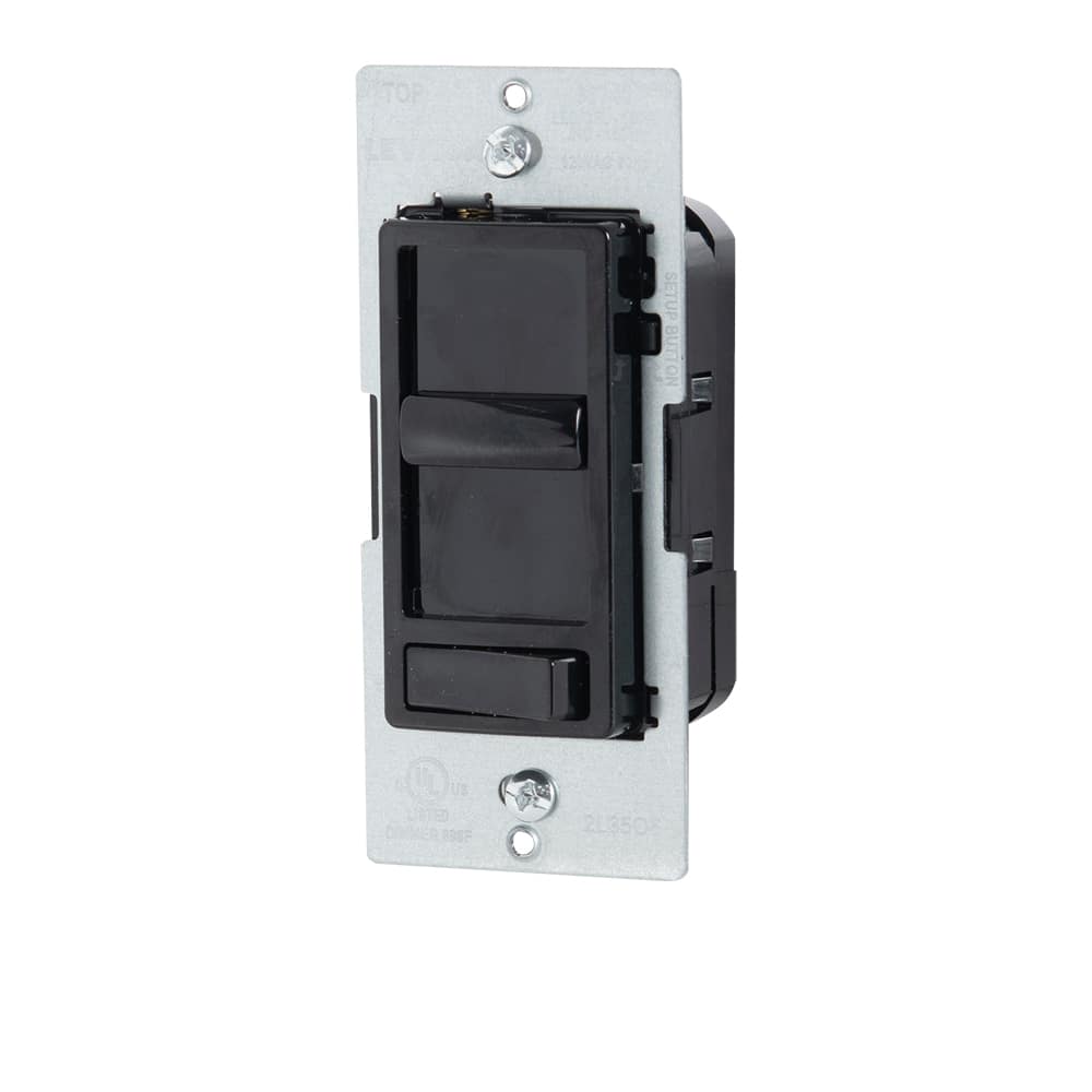 Decora Sureslide Preset Slide Dimmer Black
