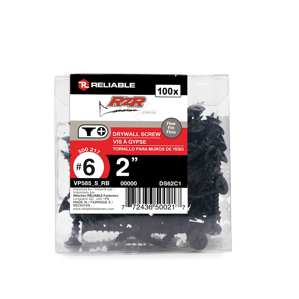 2&nbsp;in. n° 6 Drywall Screws Pkg/100