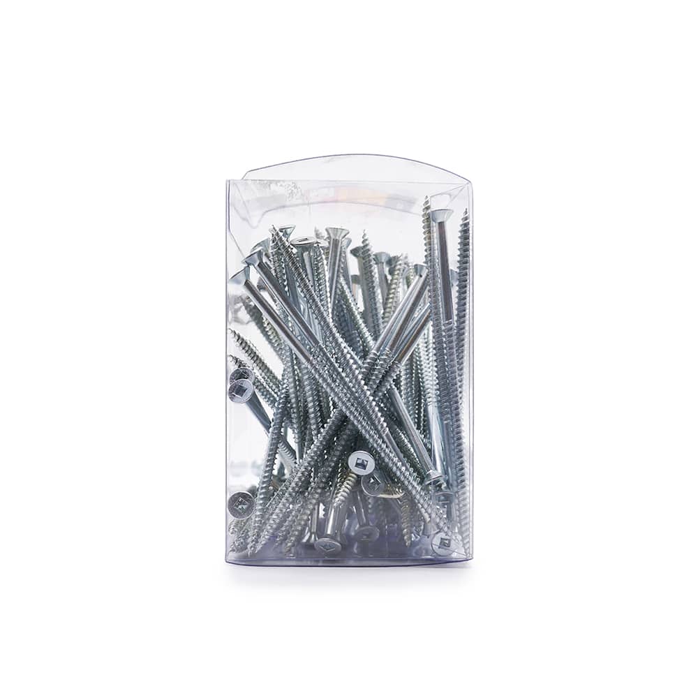 Flat Head Wood Screws 4 in. n° 8 Pkg/100