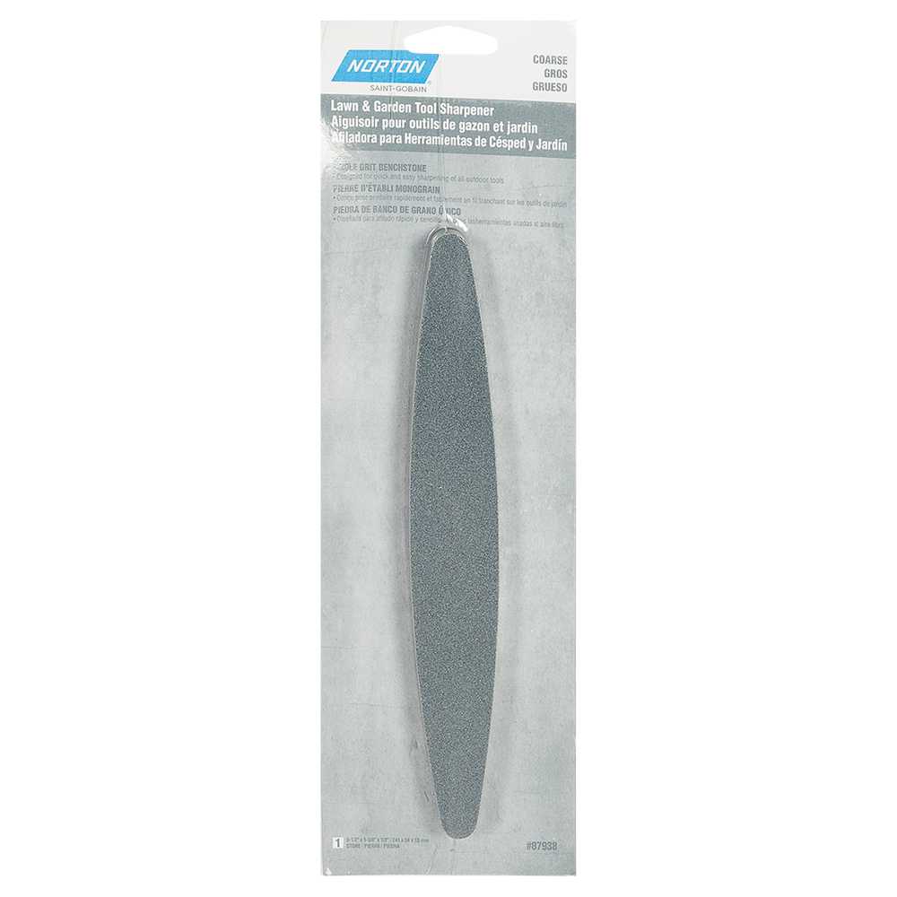 Pierre à aiguiser de jardinage 9 5/8 po