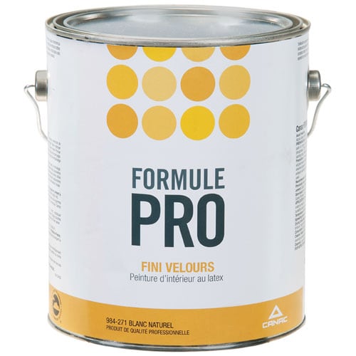 Formule Pro Eggshell Interior Latex Paint Natural White & Colours 3.78 L