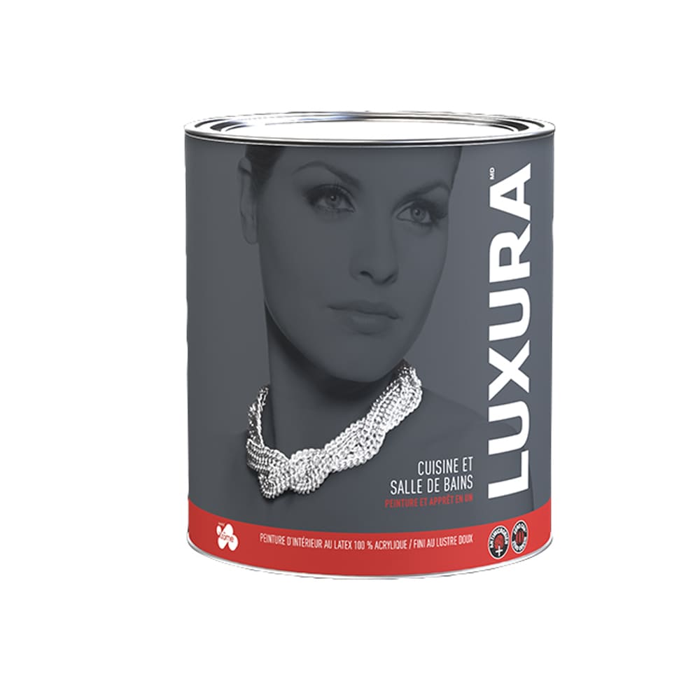 Luxura Kitchen Bathroom Interior Latex Paint White & Colours 927 ml