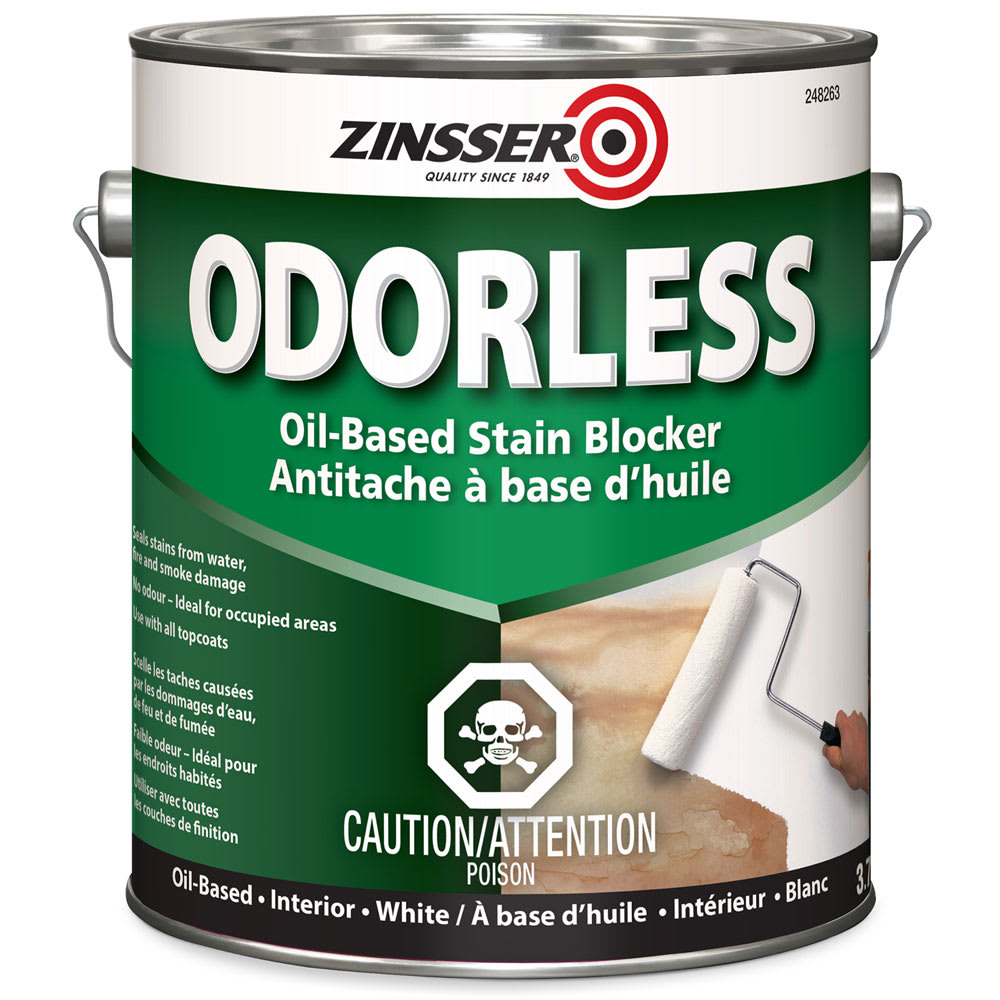 Apprêt antitache à base d'huile sans odeur d'intérieur 3,7 L