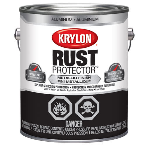 Peinture antirouille Rust Protector métallique aluminium 3,78&nbsp;L